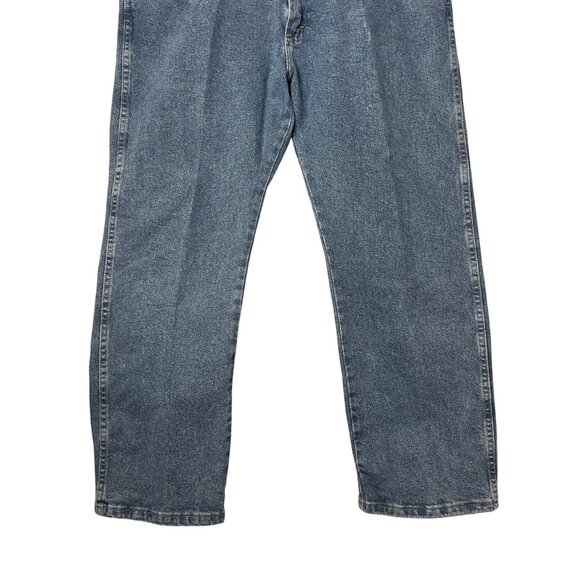 Wrangler Men's Regular Fit Comfort Fit Jeans 38x29 Blue Denim Cotton - Picture 4 of 13